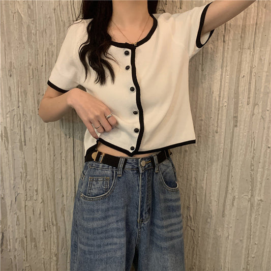 パイピングデザインのカーディガン♡ S1555