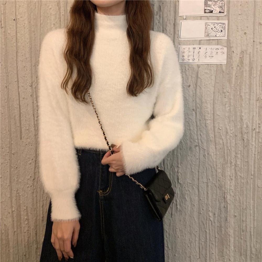 ふわふわハイネックニット 冬の定番アイテム S1151