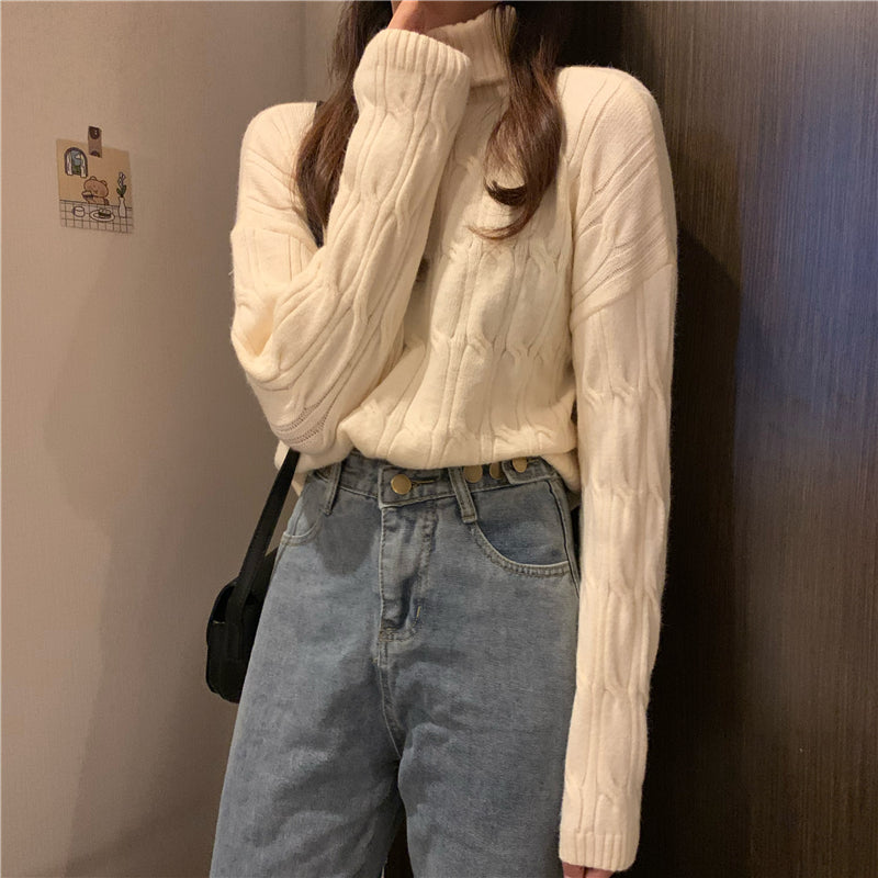 ツイストクロップニット♡カジュアルに可愛く S1098