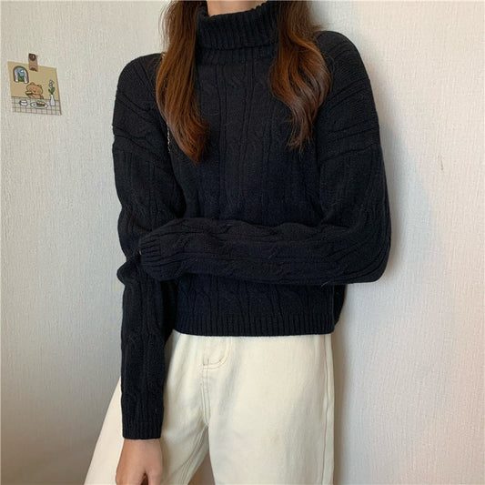 ツイストクロップニット♡カジュアルに可愛く S1098