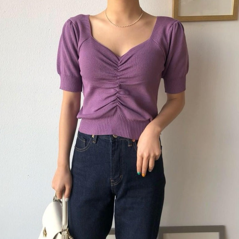 カラバリバストトップス♡大人可愛いデザイン S1585