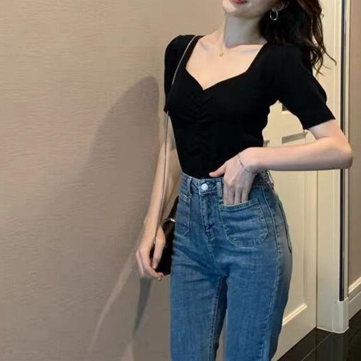 カラバリバストトップス♡大人可愛いデザイン S1585