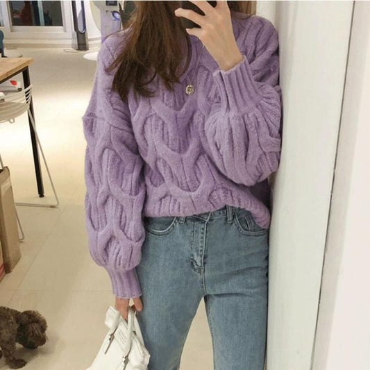 ドルマンスリーブのふんわりニット♡大人可愛いデザイン S1090