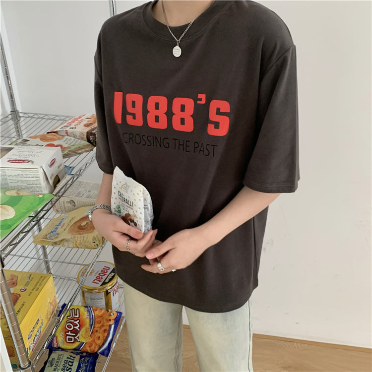 88S半袖Tシャツ カジュアルで大人可愛いデザイン S1801