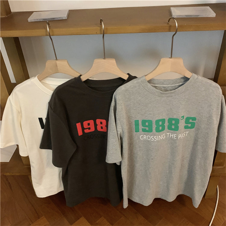 88S半袖Tシャツ カジュアルで大人可愛いデザイン S1801
