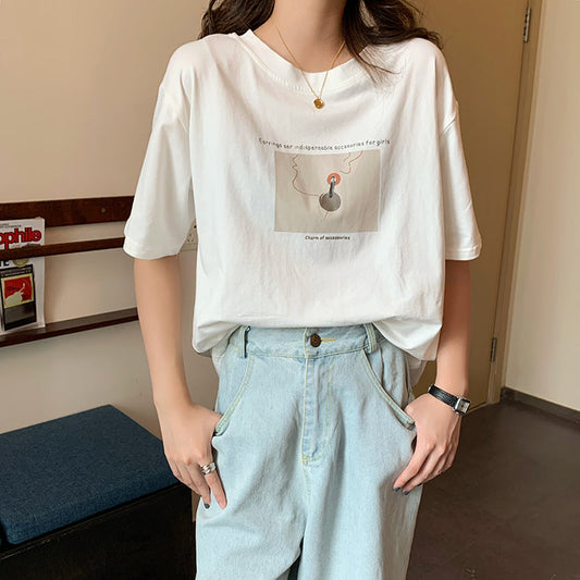 アートTシャツ♡ワンサイズで着回し自由なデザイン S1601