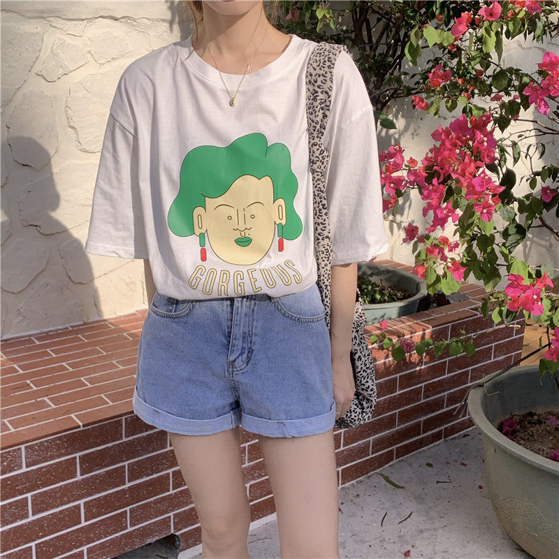 ニッチキャラTシャツ♡大人可愛いデザイン S1621