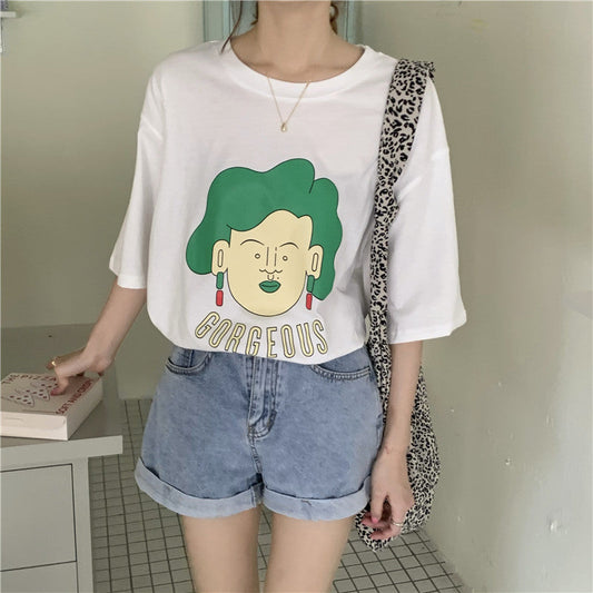 ニッチキャラTシャツ♡大人可愛いデザイン S1621