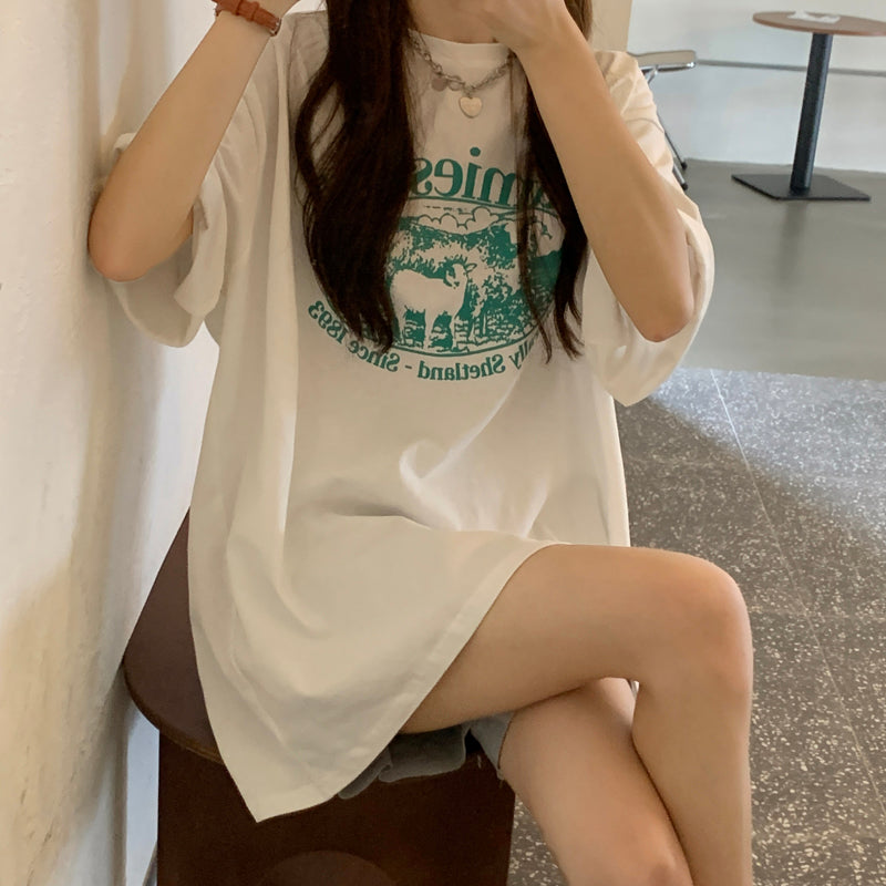 レトロオーバーサイズTシャツ♡ S1455