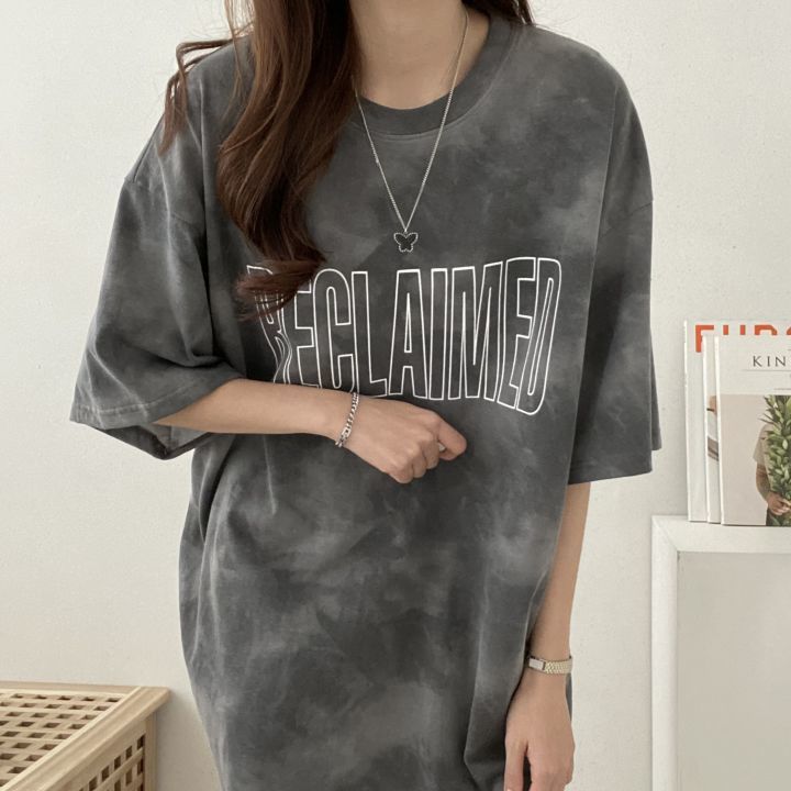 タイダイ柄レターテイ カワイイTシャツ S1542
