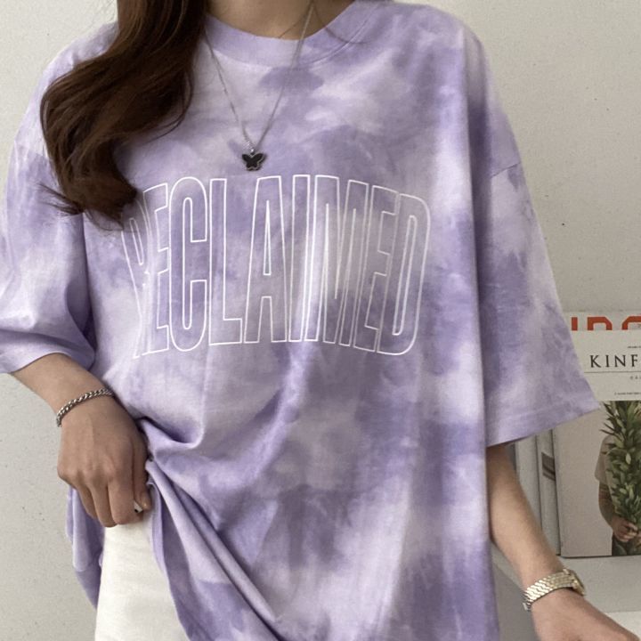 タイダイ柄レターテイ カワイイTシャツ S1542