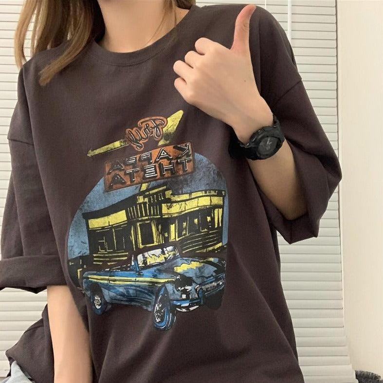 アートなオーバーサイズTシャツ♡ S1684