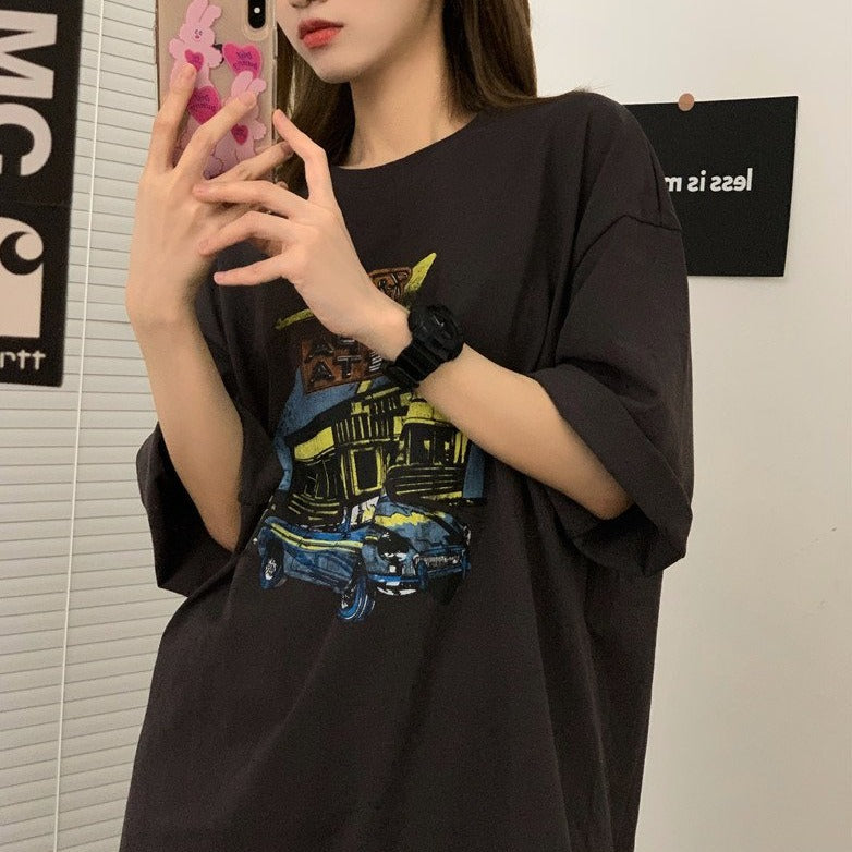 アートなオーバーサイズTシャツ♡ S1684