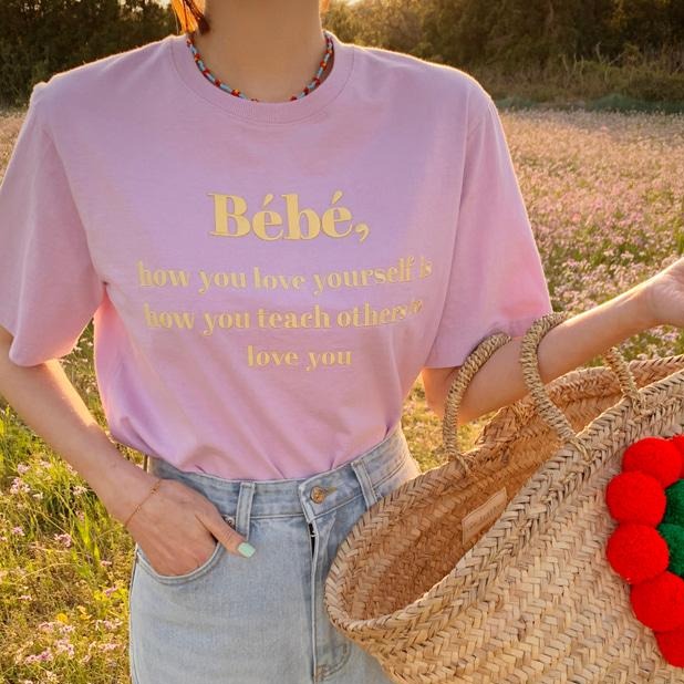 刺繍ロゴTシャツ♡シンプルで可愛いデザイン S1452