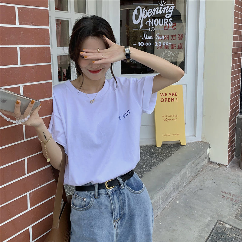 カリフォルニア バックレター Tシャツ 夏の定番アイテム S1682