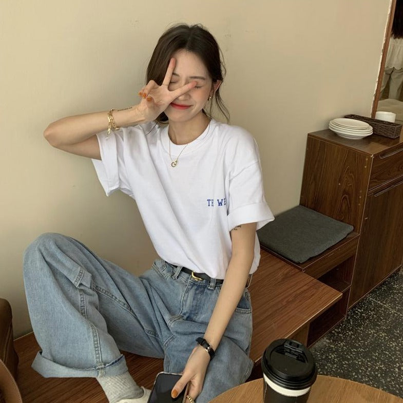 カリフォルニア バックレター Tシャツ 夏の定番アイテム S1682