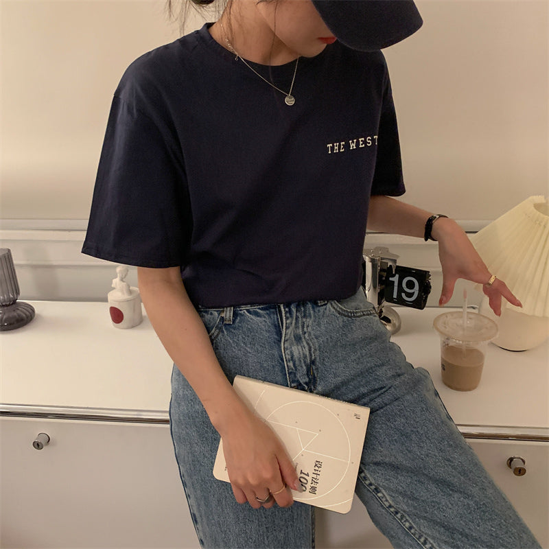 カリフォルニア バックレター Tシャツ 夏の定番アイテム S1682