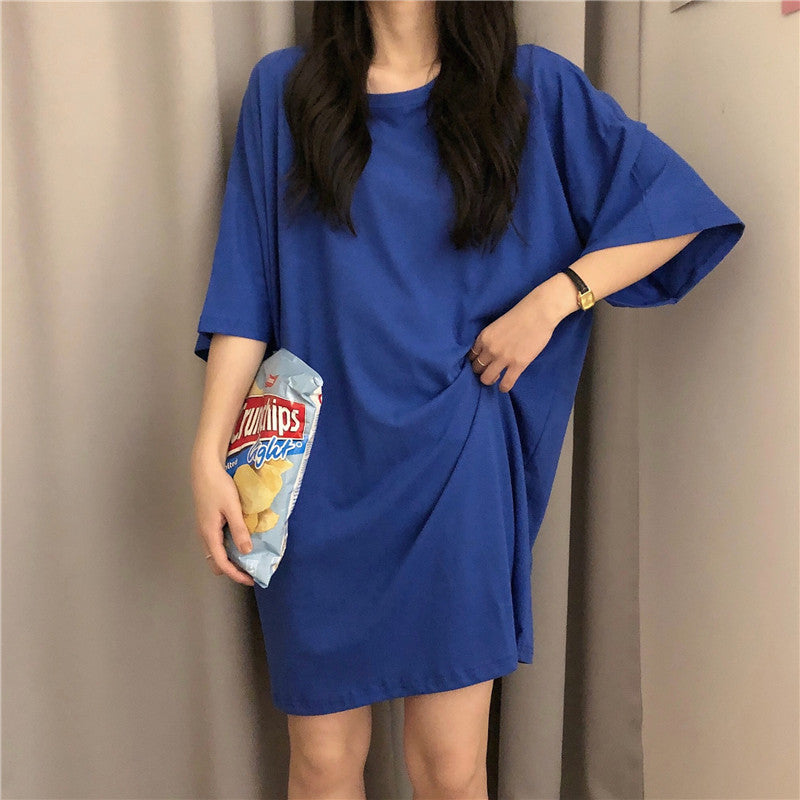 【11色】オーバーシンプルロングトップス♡大人可愛い着こなし S1683