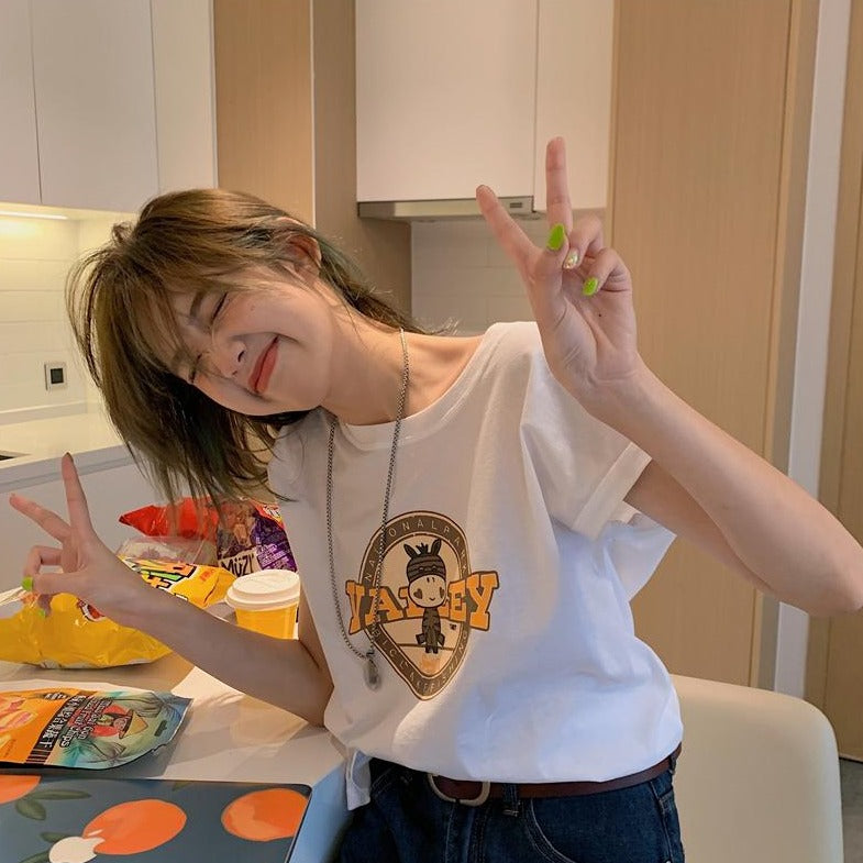 キャラクターTシャツ♡大人可愛いデザインで毎日コーデ S1588