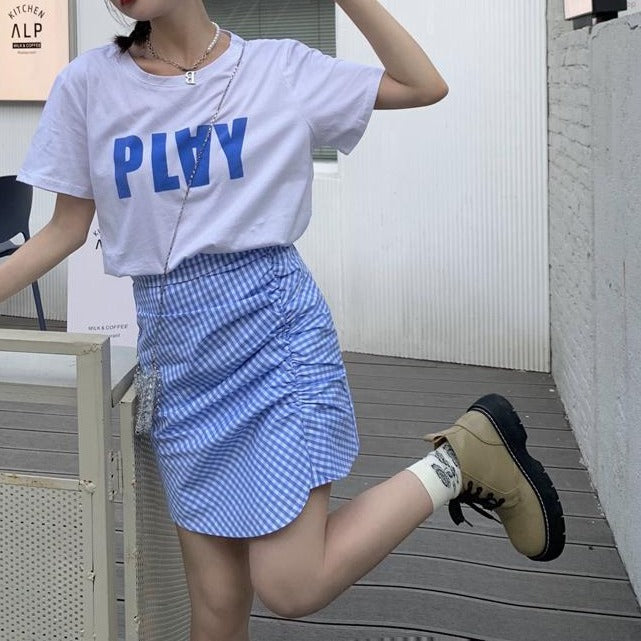 ビッグロゴTシャツ オーバーサイズ ゆったり着こなし S1490