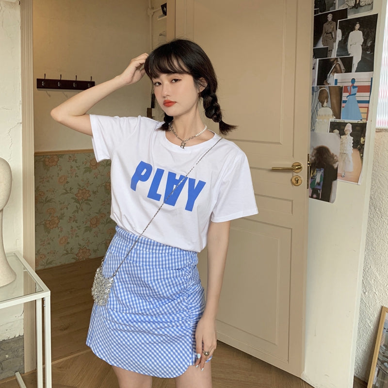 ビッグロゴTシャツ オーバーサイズ ゆったり着こなし S1490
