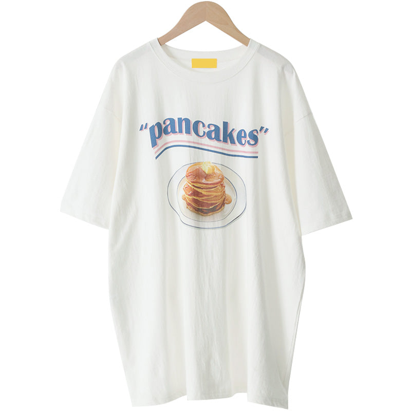 パンケーキプリントTシャツ♪ ポップで可愛いデザイン S1489