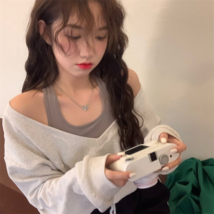 フェイクツーピースカットソー ゆるふわスウェット♡ S2623