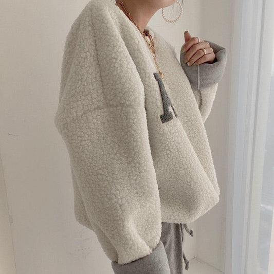 アルファベットボアTシャツ♡ゆるシルエットでおしゃれ S1142