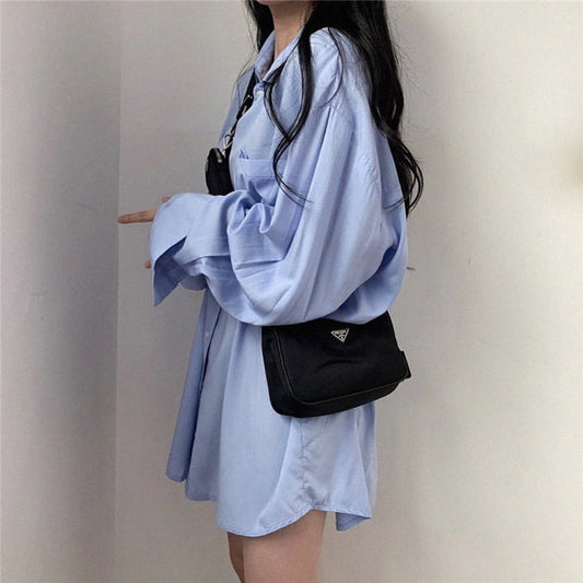 オーバーサイズシャツ ユニセックスでかわいい♡ S1775