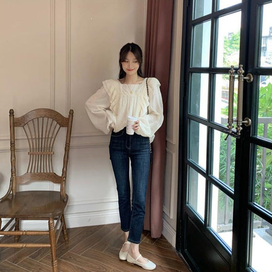 フリルショルダーブラウス 〜大人可愛いデザイン〜 S1777