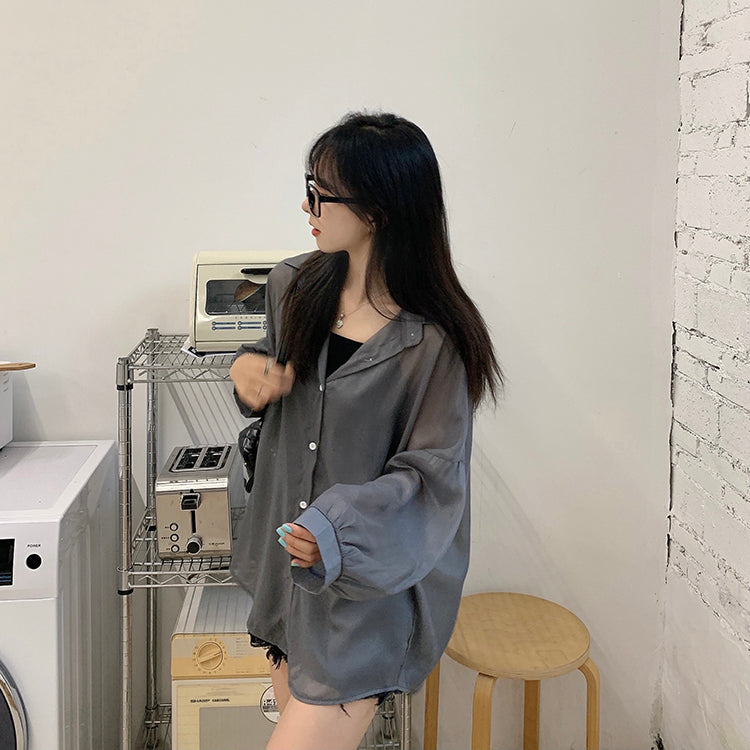 カラバリシアーシャツ♡大人可愛いデザイン S1586