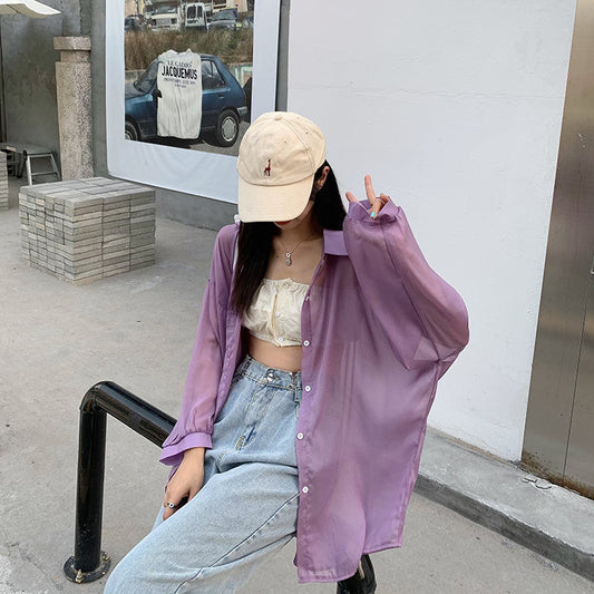 カラバリシアーシャツ♡大人可愛いデザイン S1586