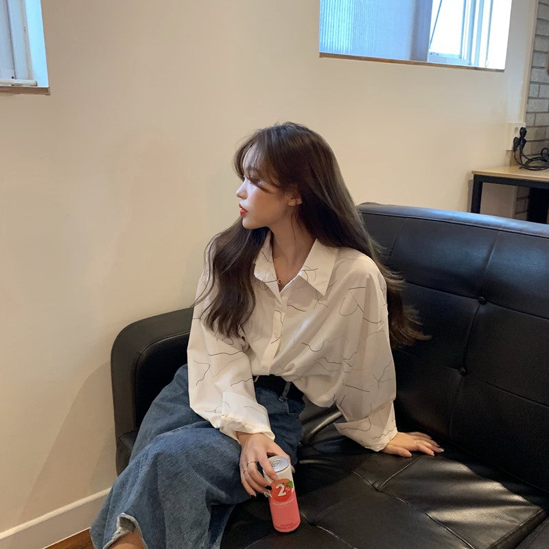 アートなシャツ♡大人可愛いデザイン S2649