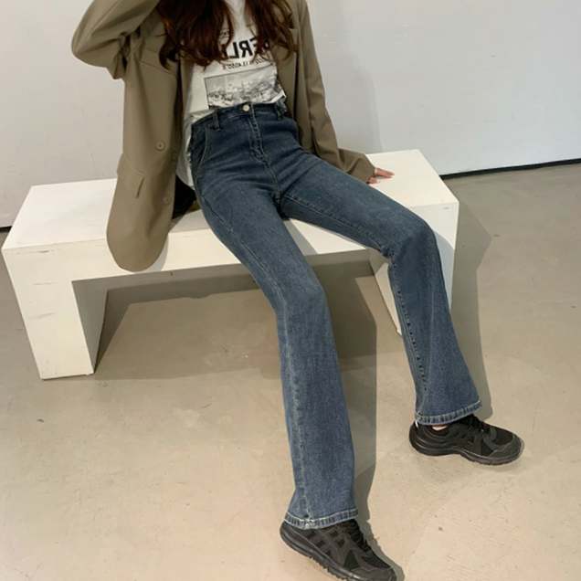 ブーツカットデニムパンツ♡履き心地抜群の定番アイテム S2861