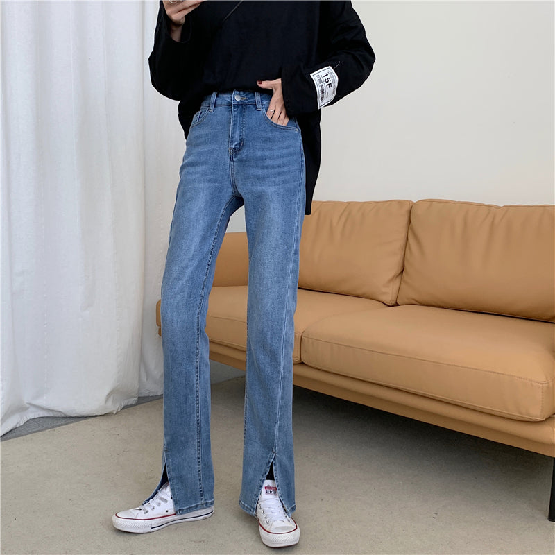 フロントスリットデニムパンツ♡大人可愛いデザイン S2846
