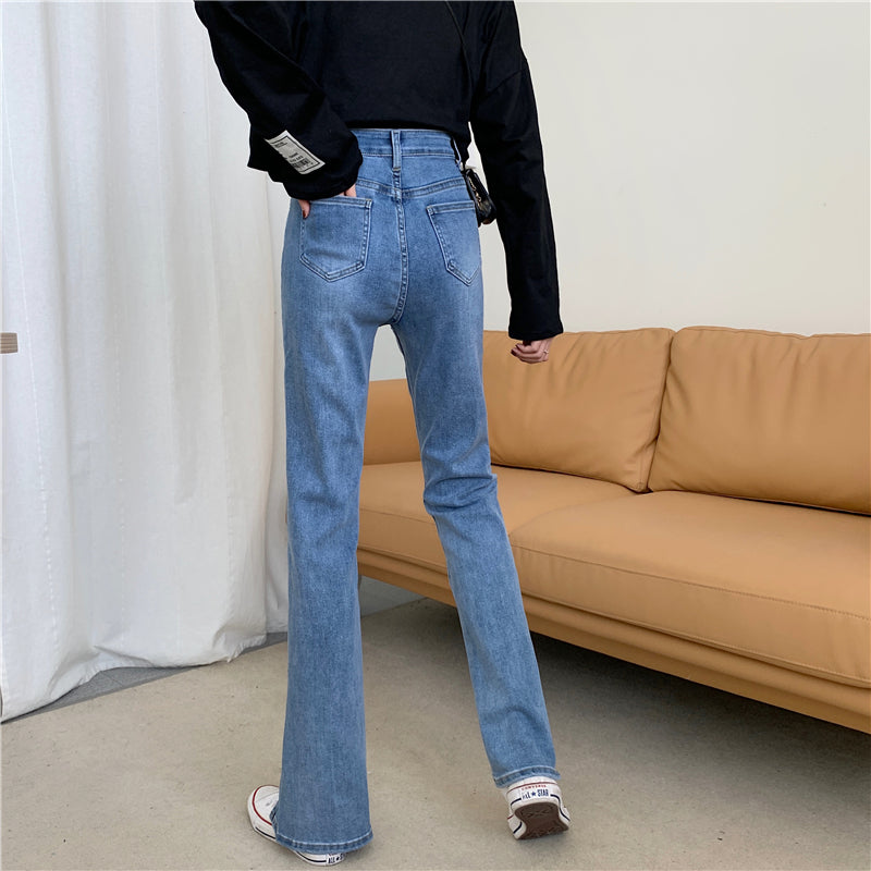 フロントスリットデニムパンツ♡大人可愛いデザイン S2846