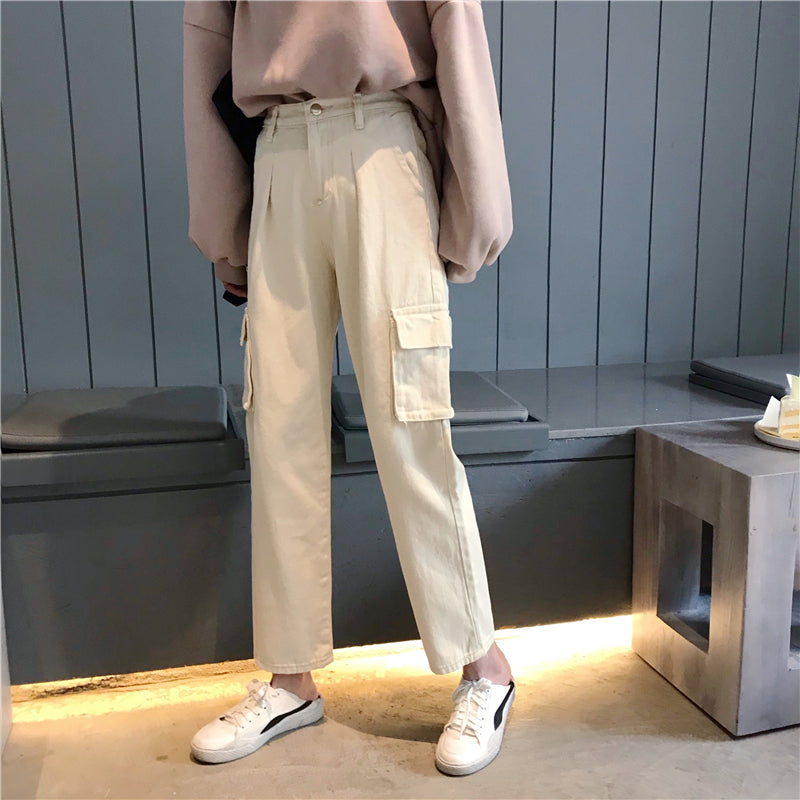 ストレートデニムパンツ ワークスタイルにぴったり S1779