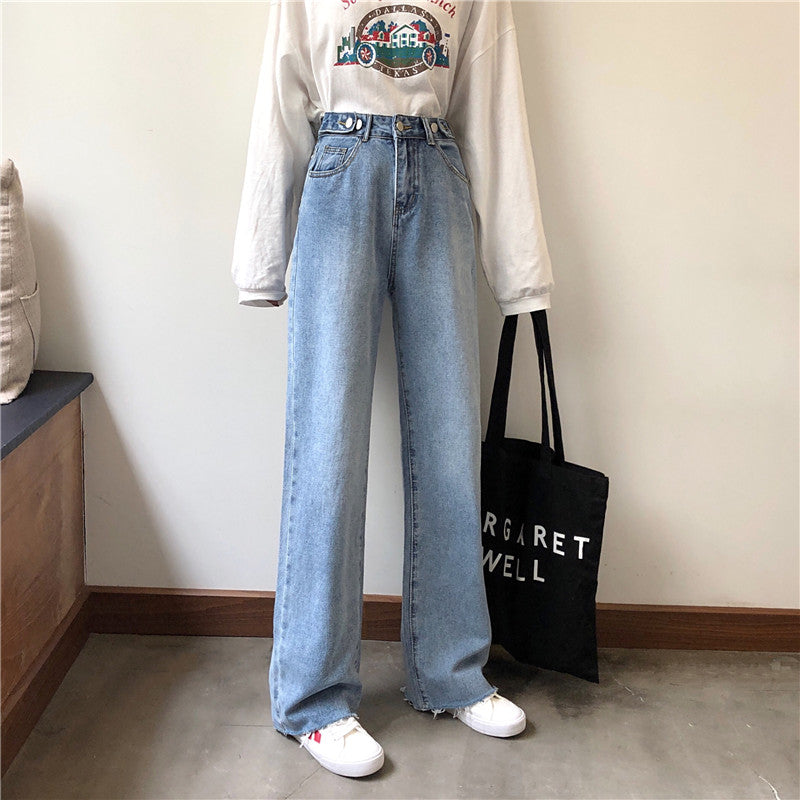 ハイウエストストレートデニムパンツ S2831