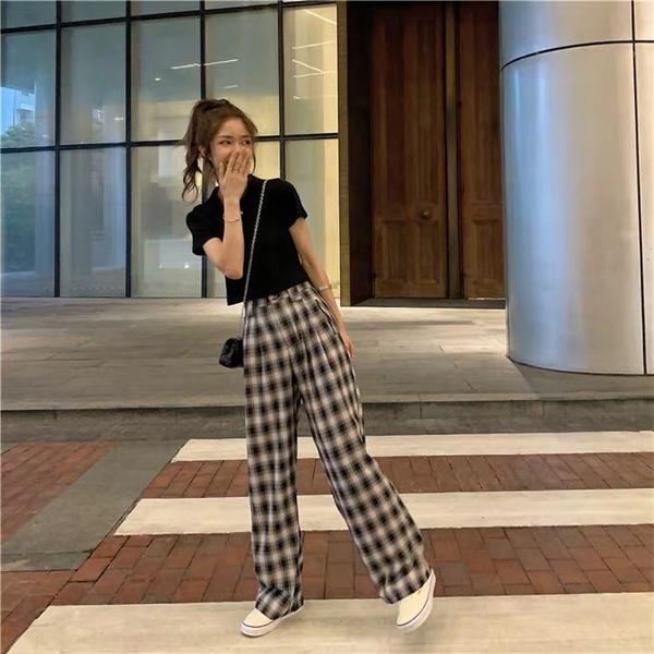 モノトーンチェックパンツ♡大人可愛いデザイン S1717