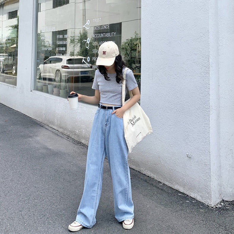 ハイウエストサマーデニムパンツ S2786