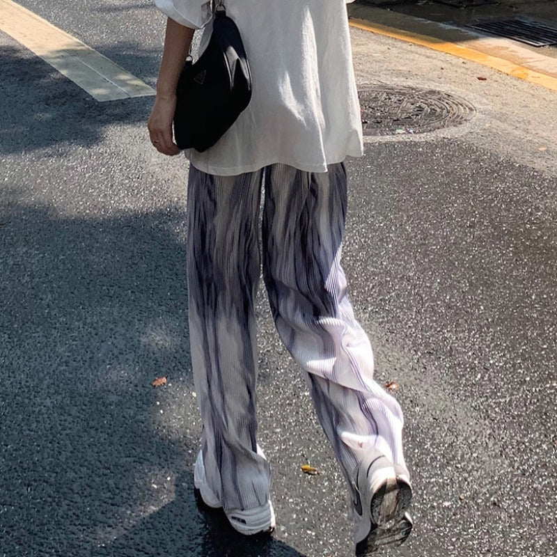 タイダイプリーツパンツ♡カラフルで可愛い S1762