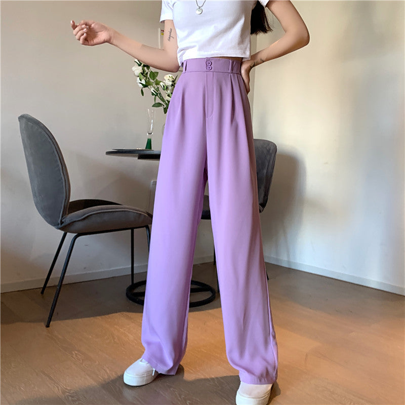 ハイウエストストレートパンツ♡大人可愛いデザイン S1760