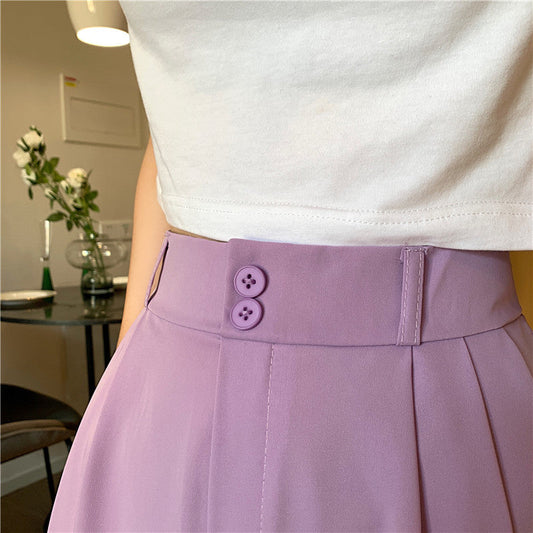 ハイウエストストレートパンツ♡大人可愛いデザイン S1760