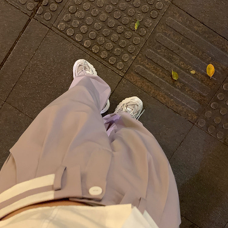 ウエストデザインのワイドパンツ♡ゆったり可愛い S2744