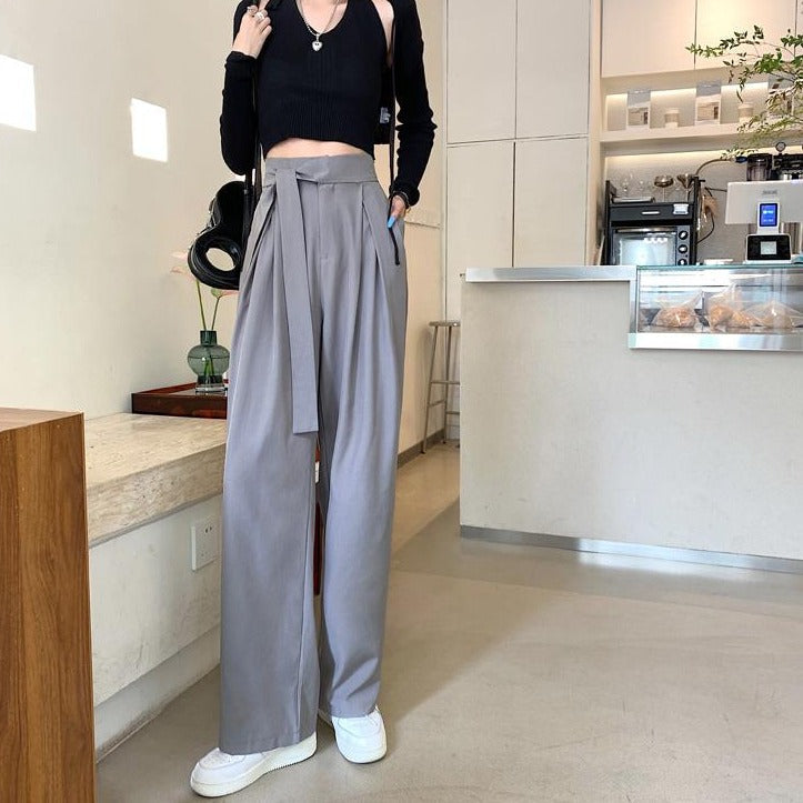 ハイウエストワイドパンツ ゆったりシルエット S2669