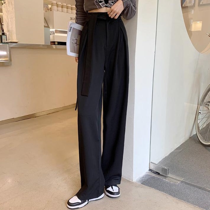ハイウエストワイドパンツ ゆったりシルエット S2669