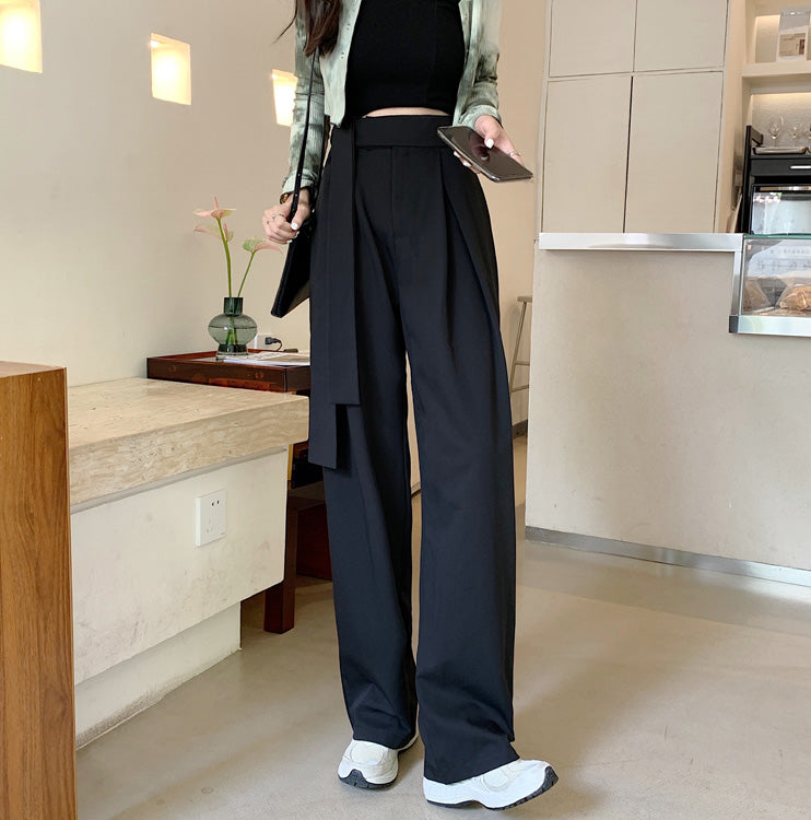 ハイウエストワイドパンツ ゆったりシルエット S2669