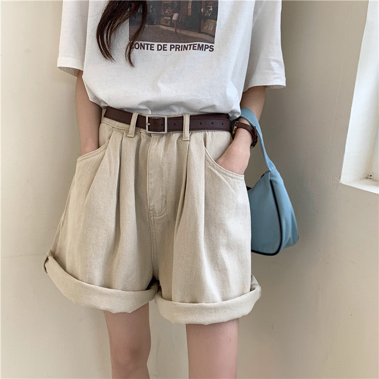 2wayハイウエストAラインショートパンツ S1820