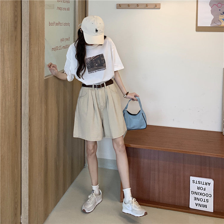 2wayハイウエストAラインショートパンツ S1820