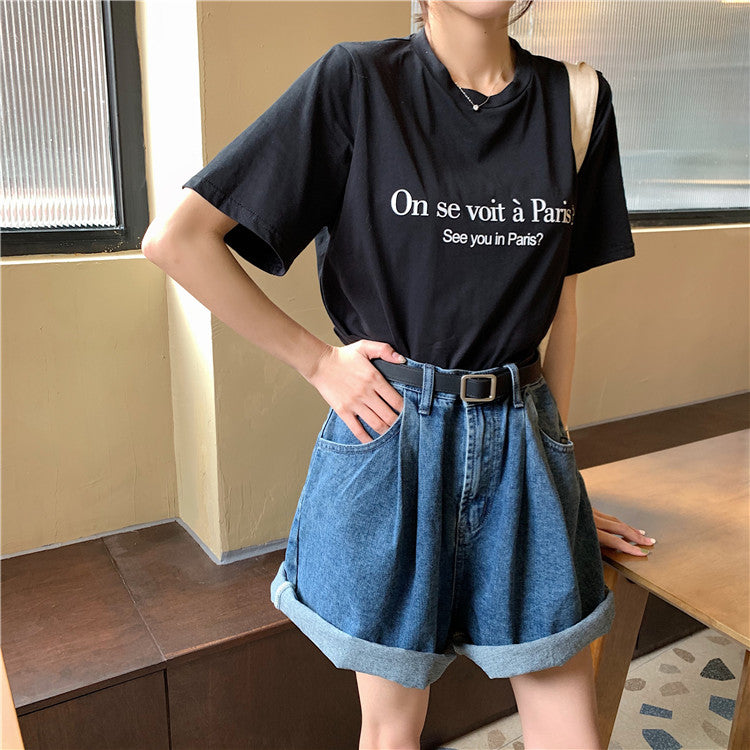 2wayハイウエストAラインショートパンツ S1820